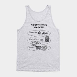 Making Social Distancing YOUR CHOICE (on lights) Tank Top